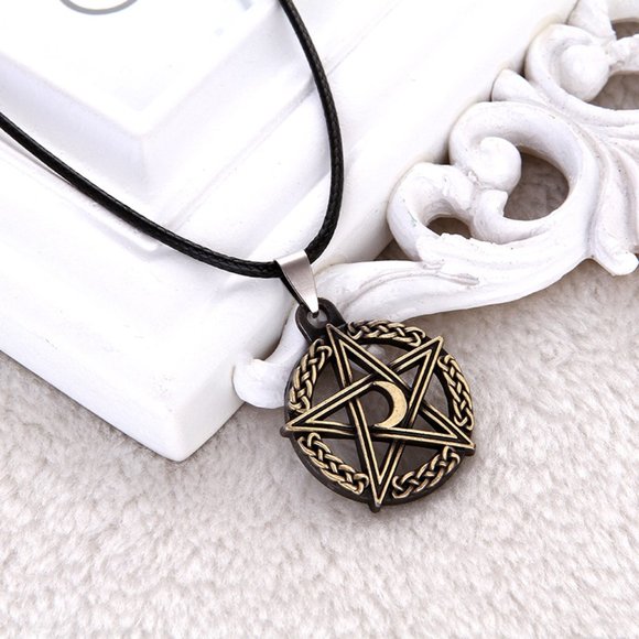 ❤️Foreign trade Viking leather rope necklace, N90201P147 - Picture 3 of 6